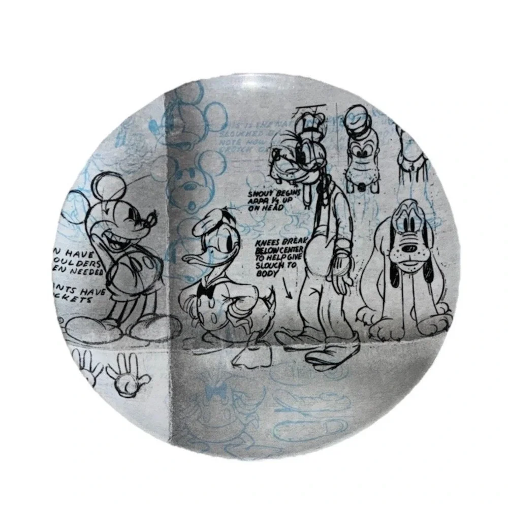 Zak Designs Disney Dinner‎ Plate Mickey Donald Goofy Pluto  10